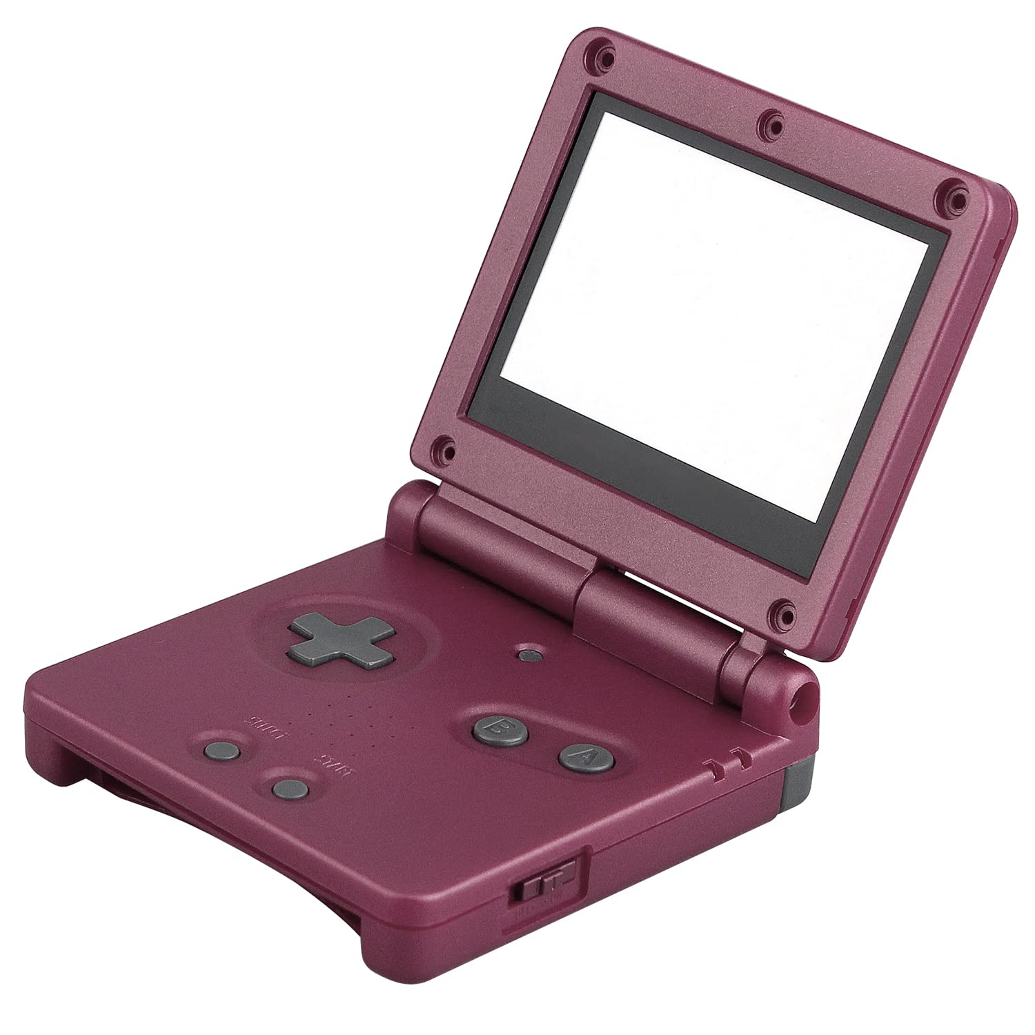 OSTENT Full Housing Shell Case Cover Replacement for Nintendo GBA SP Gameboy Advance SP Color Purple
