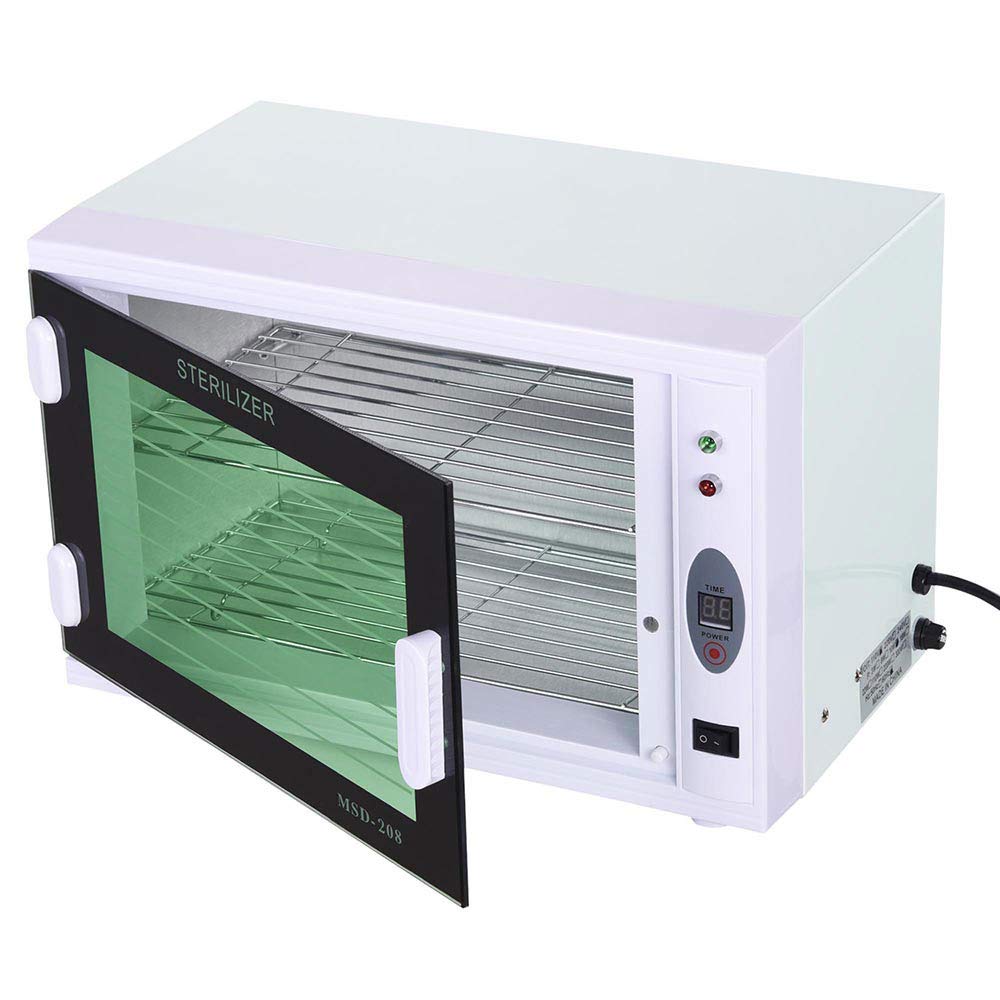 AW 8L Cabinet Heat Towel Warmer with Timer Manicure Nail Tool Facial Skin Beauty Salon Barbershop Equipment: Beauty