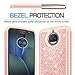 LeYi for Moto G5S Plus Case,Moto G5S+ Case (USA) with HD Screen Protector, Girls Women Hybrid Dual Layer Shock Absorption Protective Case for Motorola Moto G5S Plus (XT1806) Rose Gold