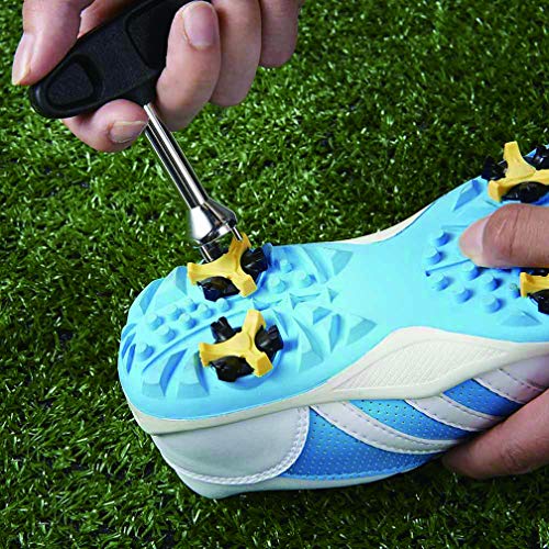 Sporeek Golf Shoe Spike Wrench, Plastic Handle Golf Shoe Cleats