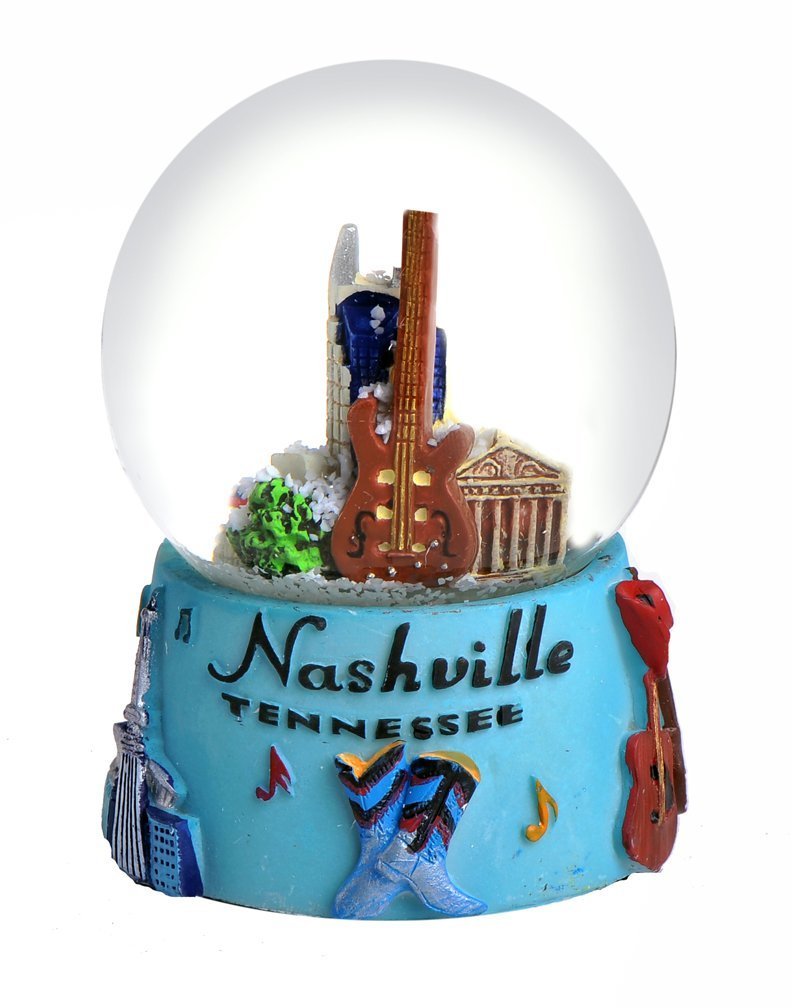 Snow Globes Nashville in Color 65mm Snow Globe Home