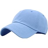 KBETHOS Classic Unisex Cotton Adjustable Low Crown Baseball Cap &ndash; Plain Dad Hat