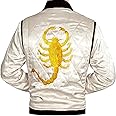 NM-Fashions Ryan Gosling Drive Jacket - Iconic Scorpion Jacket from Drive Movie - Premium Reversible Bomber Costume for Men