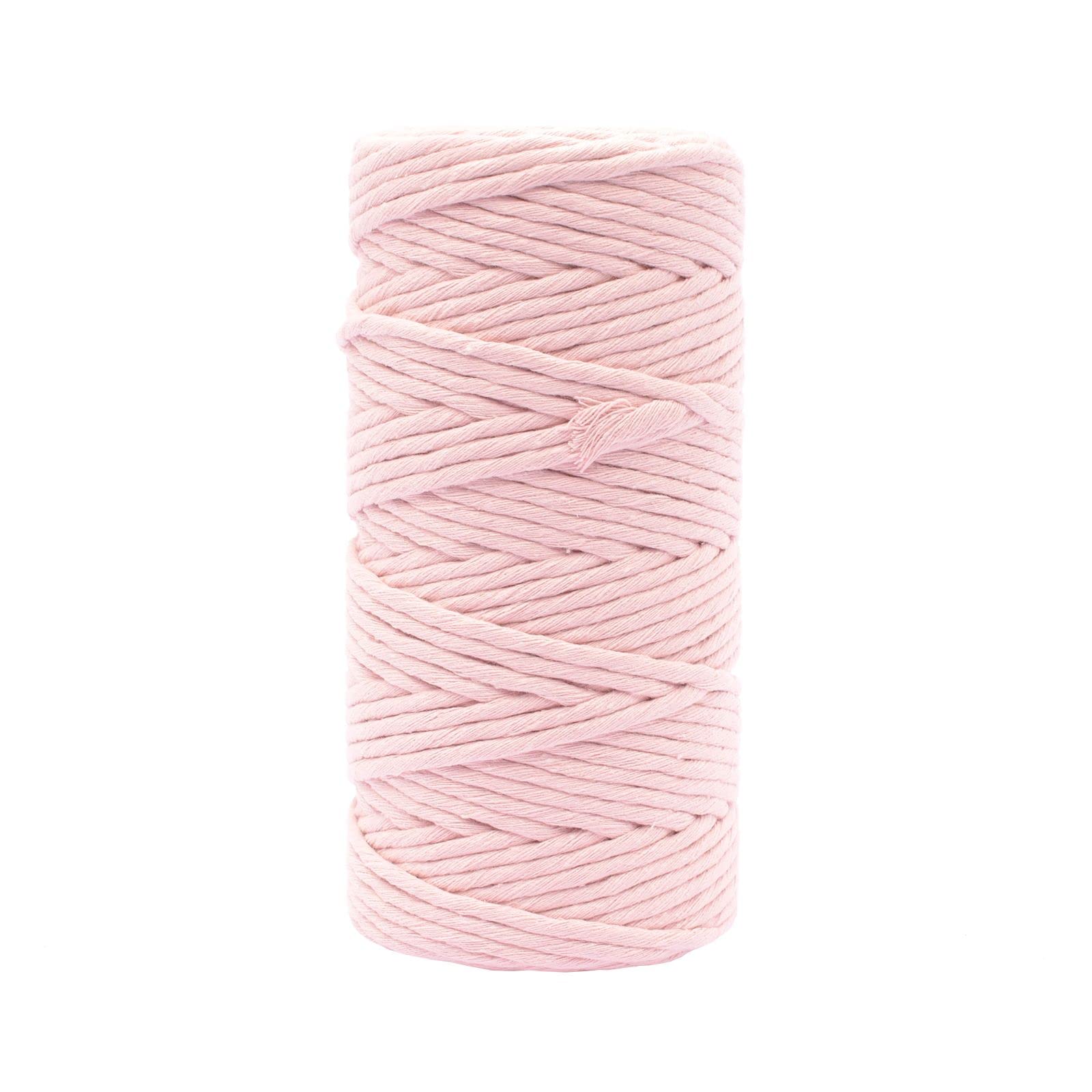 Vaessen Creative Macrame Yarn Rose, 3 mm x 100 m, 100% Cotton, DIY, Crafts of Decoration Such as Hanging Basket, Wall Hanging, Lantern, Dream Catcher