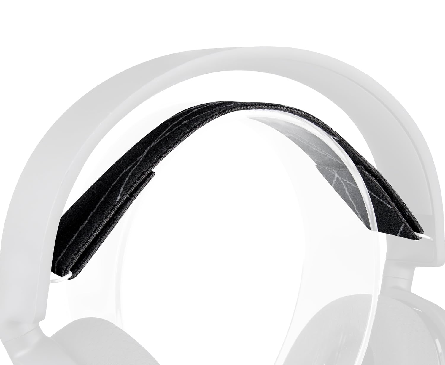 SOULWIT Flexible Fabric Replacement Headband for SteelSeries Arctis 3/Arctis 5 Gaming Headset, Headphones Replacement Band, Headstrap Head Cushion Pad Repair Part - Grey Line