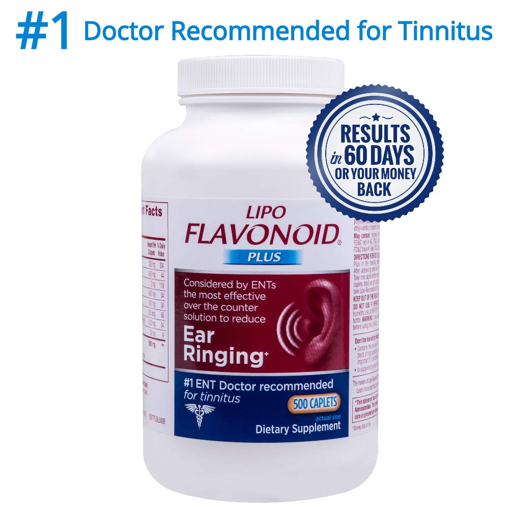 LipoFlavonoid Plus Ear Health Supplement 500 Caplets 1 ENT Doctor