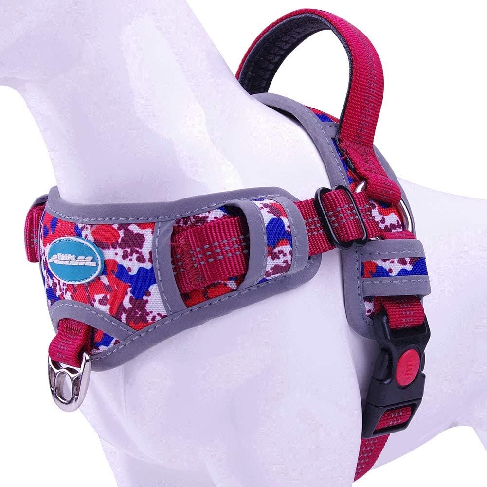 ThinkPet No Pull Harness Breathable Sport Harness Escape Proof/Quick Fit Reflective Padded Dog