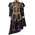 COUCOU Age Victorian Costume Men Rococo Costume Suit Jacket Vest Prince Cosplay Halloween (L, Purple 2)