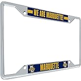 Desert Cactus Marquette University Car Accessories Golden Eagles Metal License Plate Frame and Tag Holder for Front or Rear of Car (Slogan 2 A)