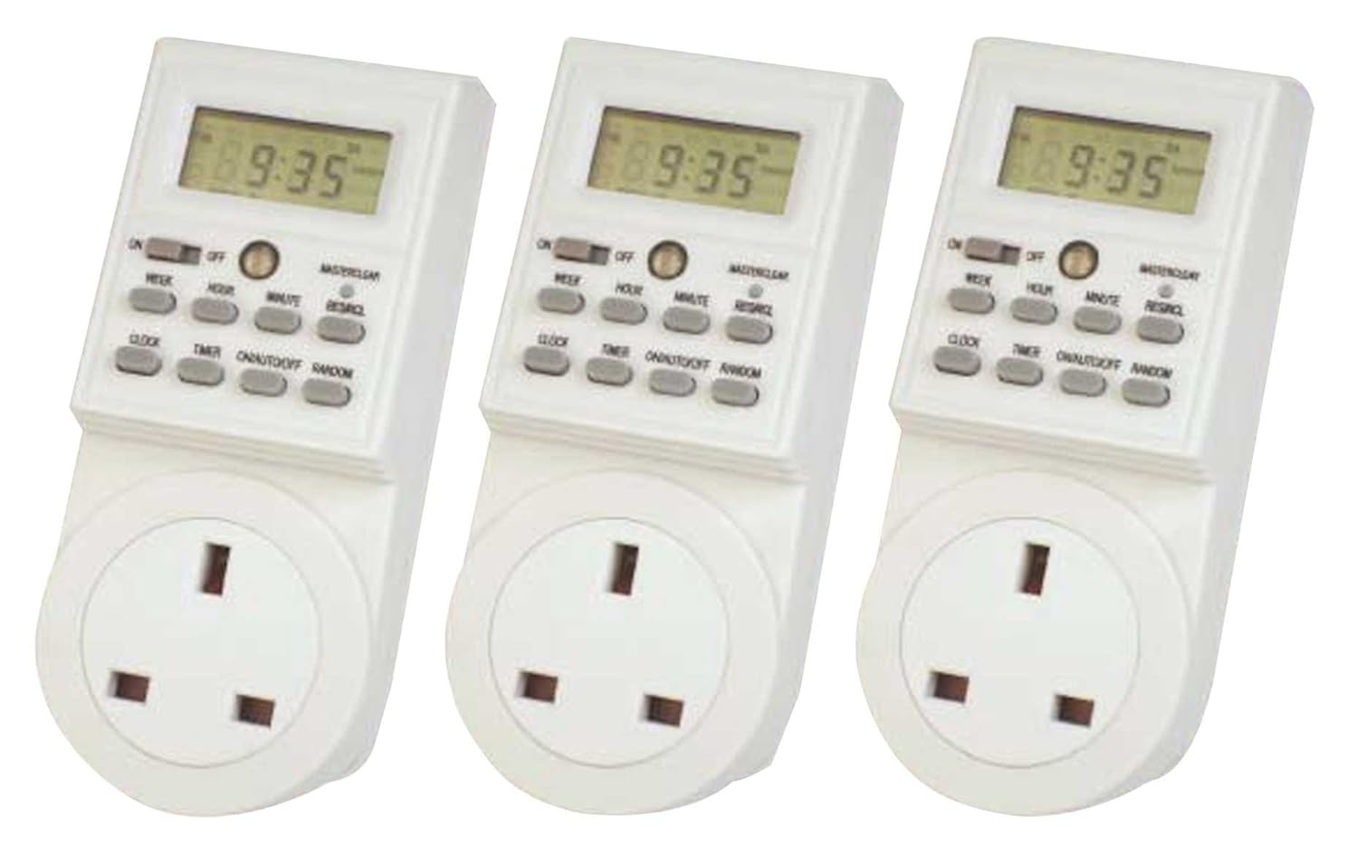Digital PlugIn Timer with Light Sensor Pack Of 3. Amazon.co.uk