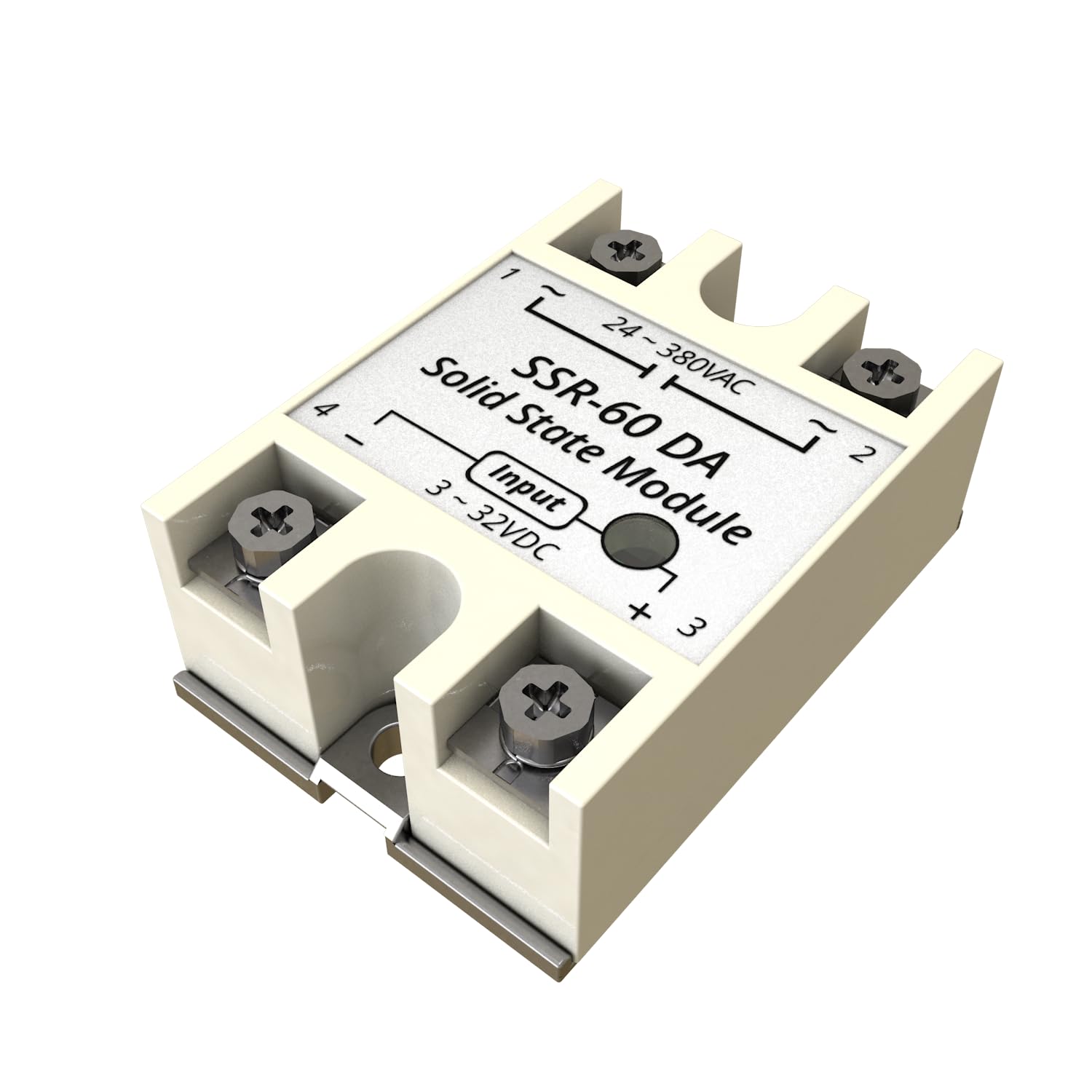 YQSIYU SSR-60DA Input 3-32V DC Single Phase Solid