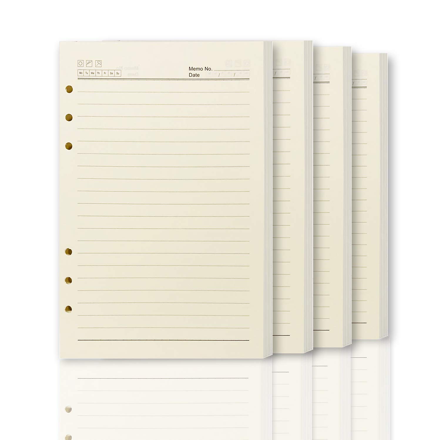 Arpan A5 Size Ruled Refill Inserts for Arpan A5 Executive Personal Organiser Ruled Notebook (Only Refills 100 Sheets)
