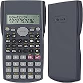 Helect 2-Line Engineering Scientific Calculator, Suitable for School and Business (Black)