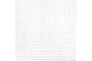 Generic 30pcs 3"x3" Plastic Mesh Canvas Sheet 6 Count Needlepoint Blank Canvas for Embroidery Knit Crochet Acrylic Yarn Craft