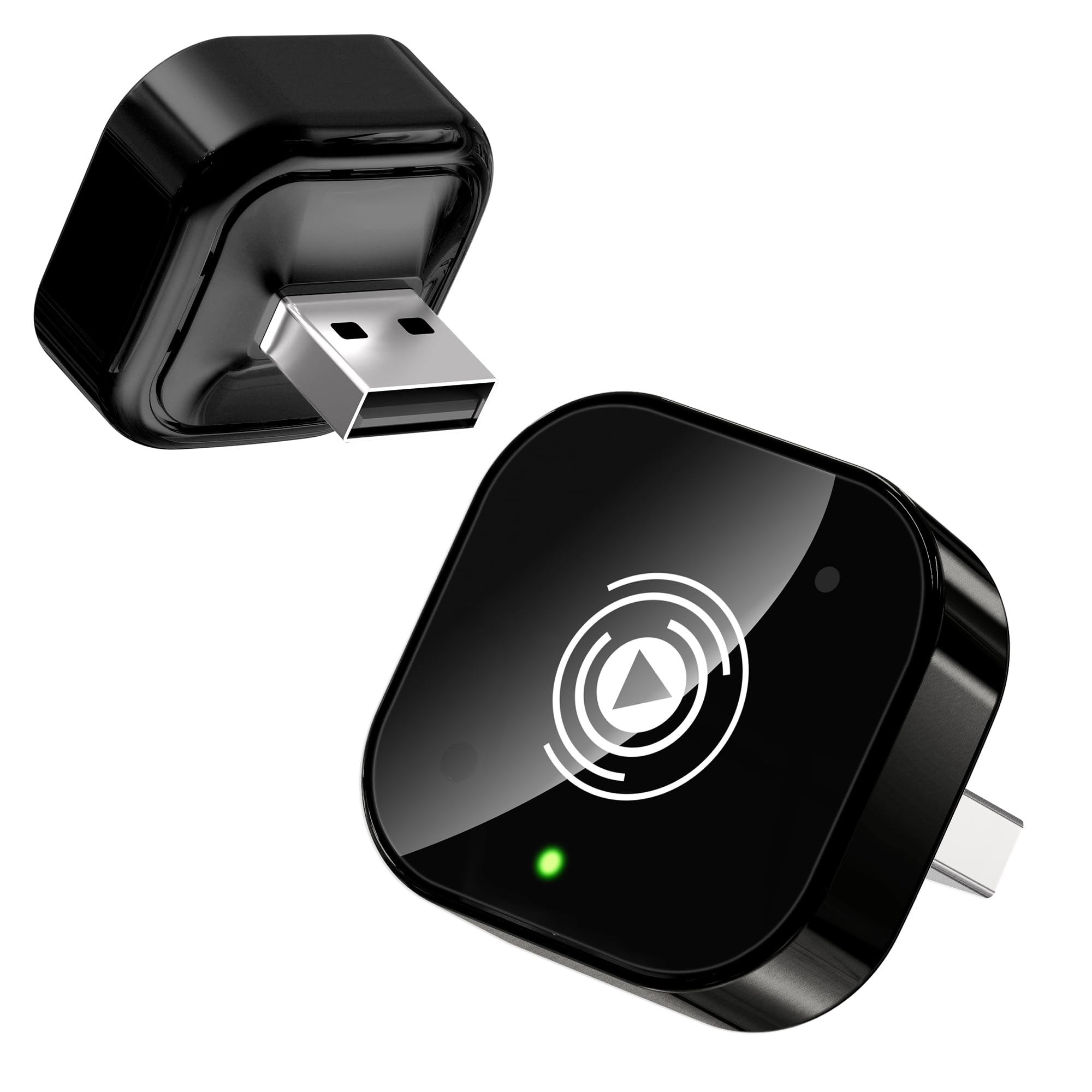 Photo 1 of 2025 Upgraded Wireless Carplay Adapter for iPhone, BT5.3 & Dual-Band WiFi Carplay Wireless Adapter Support Auto-Connect-Plug&Play-No Latency,Stable Fit for Cars, for Apple iPhone iOS 10+,Black