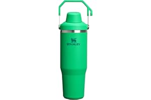 Stanley IceFlow 2.0 Fast Flow Tumbler with Handle 30 oz | Twist On Angled Spout Lid | Leakproof Water Bottle | Insulated Stainless Steel | BPA-Free | Meadow