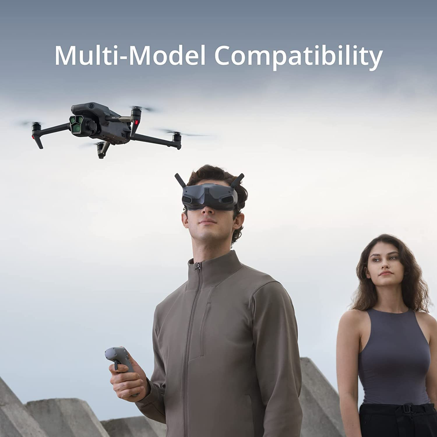 DJI Goggles Integra with Two 100Hz HD Micro-OLED Displays, SyncSmooth Technology, 30ms Latency, and 700nits Brightness