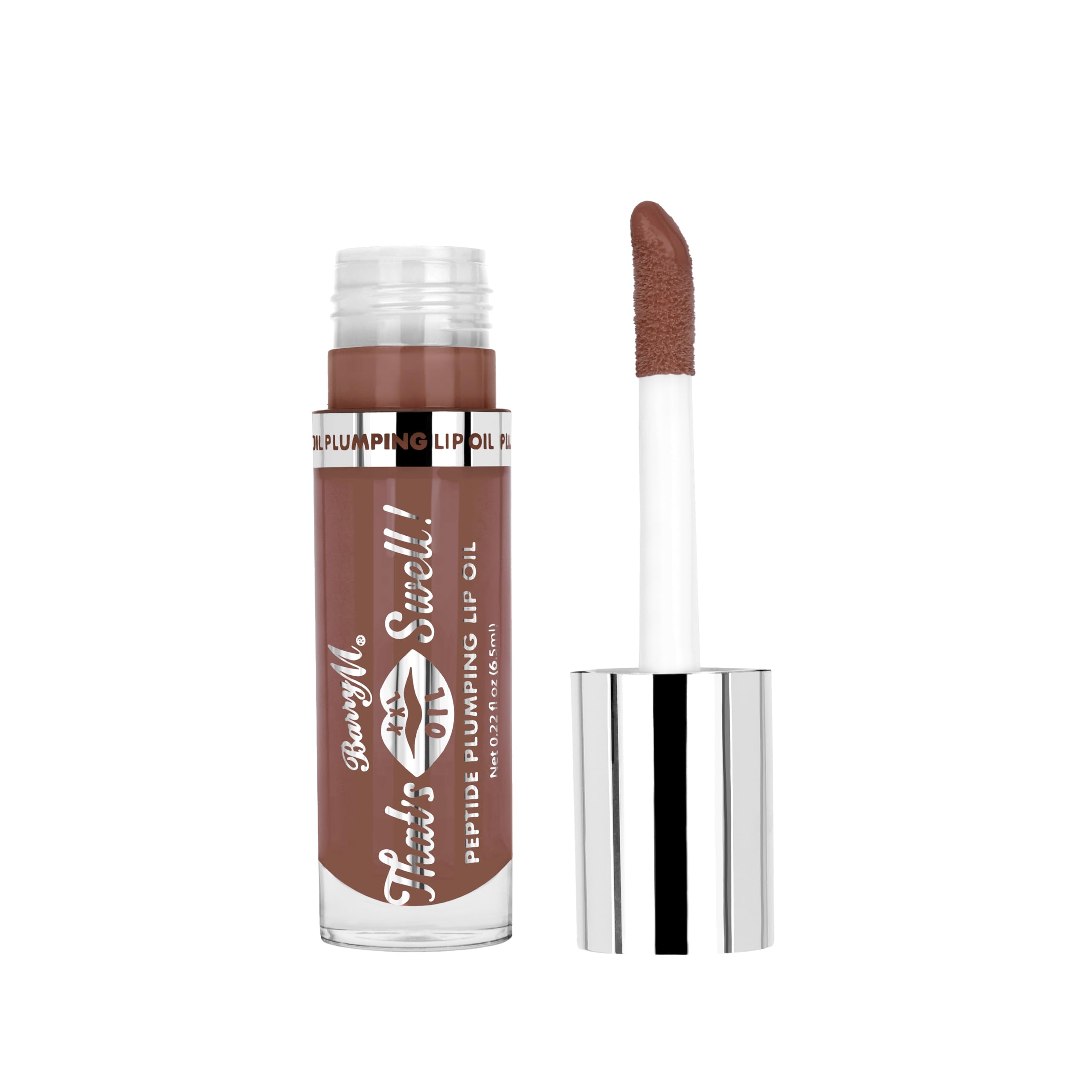 That's Swell! Peptide Plumping Lip Oil, Shade Brown Mocha Magic | Lip Gloss