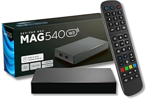 Raxxio MAG540w3 TV Set-Top Box - 4K HDR TV Streaming Device with Amlogic S905Y4 Chipset, 1GB DDR4 RAM, 4GB Flash Memory, Dolb