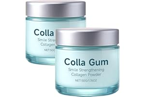 Collagum Smile Strengthening Powder, Smile Strengthening Oral Care Powder with Collagen, Gum & Enamel Protection Tooth Powder