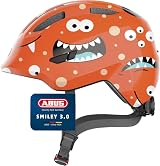 ABUS Smiley 3.0 Kids Bike Helmet - Low Fit, Pigtail Space, Reflectors