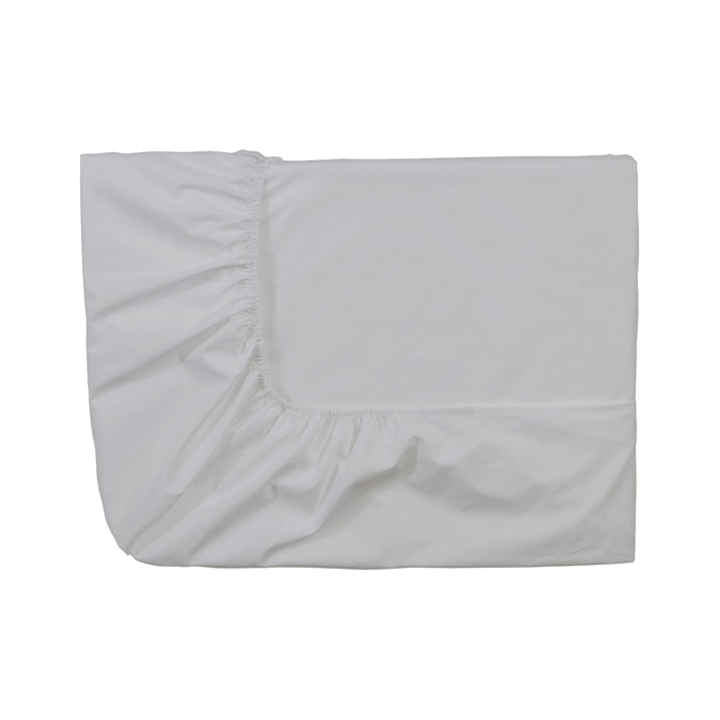 ESSIX Royal Line Cotton Percale Fitted Sheet, pearl grey, 80 x 200 cm