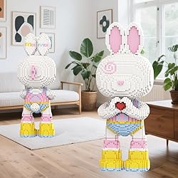 DAHONPA Animal Hand Heart Rabbit Micro Building