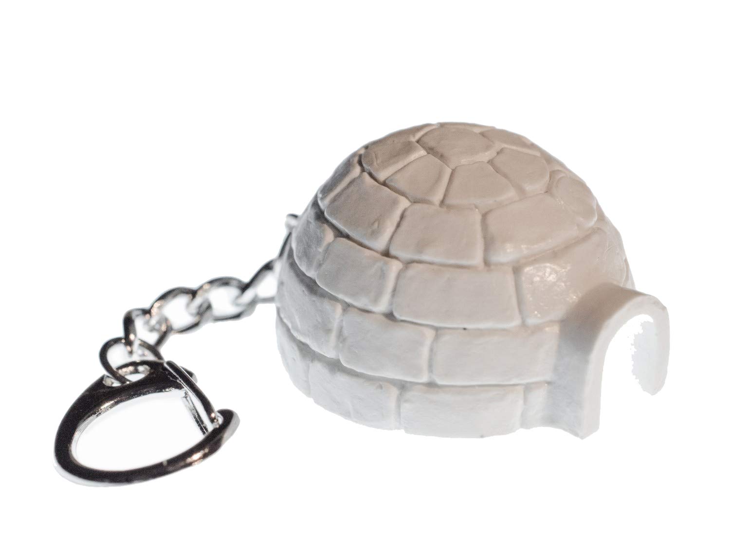 Miniblings Igloo Key Ring Chain Inuit Eskimo Winter Alaska North Pole