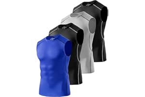 Mexholin 4 Pack Mens Workout Tank Tops Sleeveless Shirts Gym Athletic Muscle Tank Training Sports Bodybuilding T Shirts