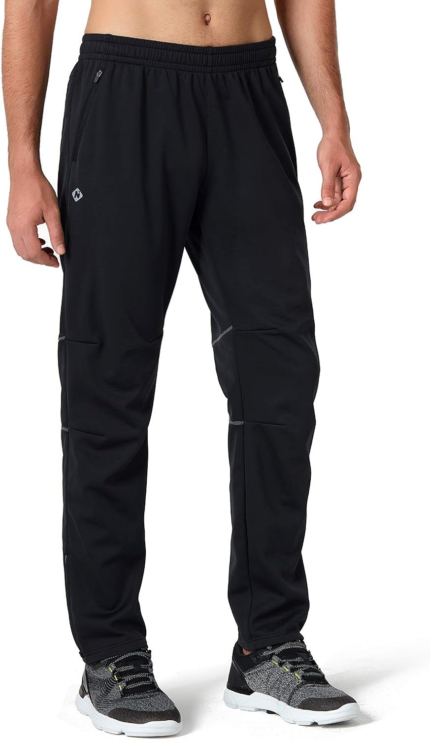 Naviskin Men's Windproof Fleece Thermal Cycling Pants Multi Sports Warm Winter Outdoor Pants: Clothing