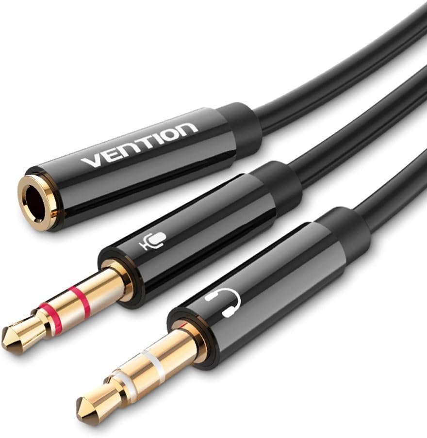 VENTION Headphone Splitter for Computer 3.5mm Female to Amazon.co.uk