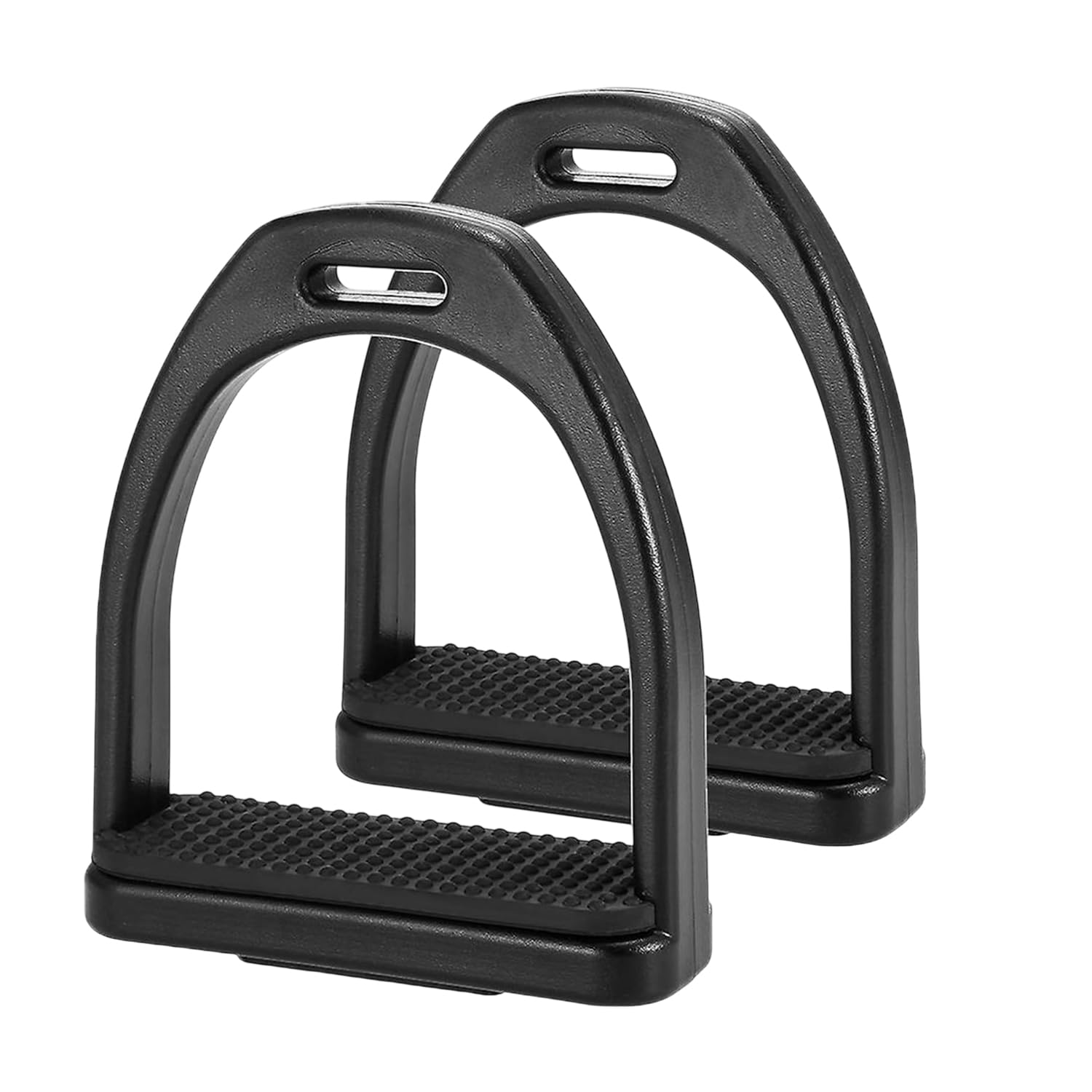 YNR Horse Safety Stirrups - Lightweight Wide Track Horse Riding Stirrup with Non Slip Rubber Pad, Rust Proof, Equestrian Supplies & Wide Tread Stirrups | 4.5" (1 Pair)