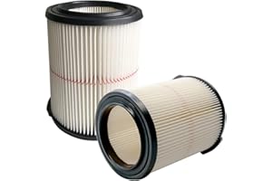 2 Pack Replacement Cartridge Filter Compatible with Craftsman 9-38754 CMXZVBE38754 General Purpose Wet/Dry Vac Filter Fit for