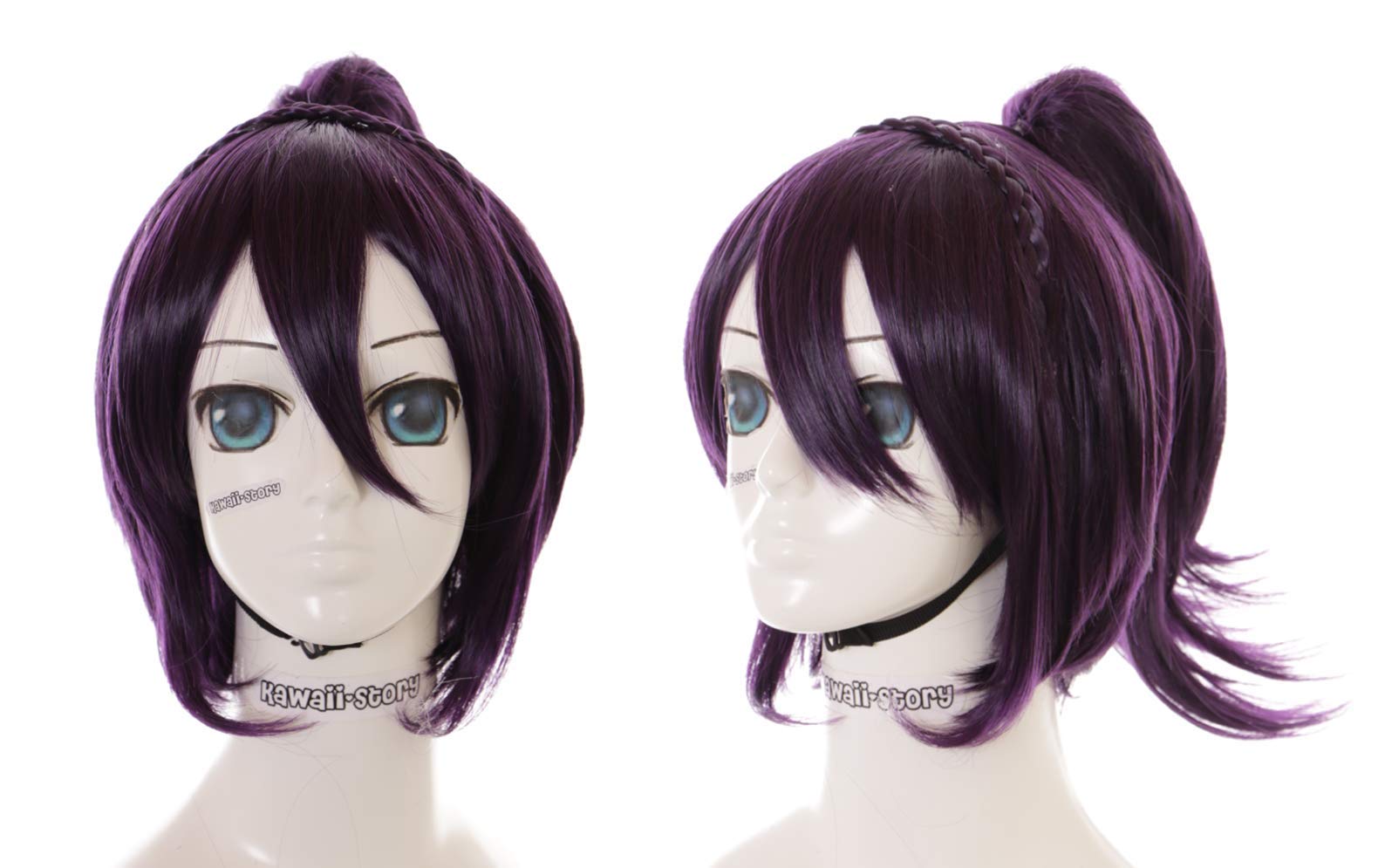 Kawaii-Story PL-409 Nozomi Tojo Love Live Dark Purple Braid Lolita Cosplay Wig Anime Manga