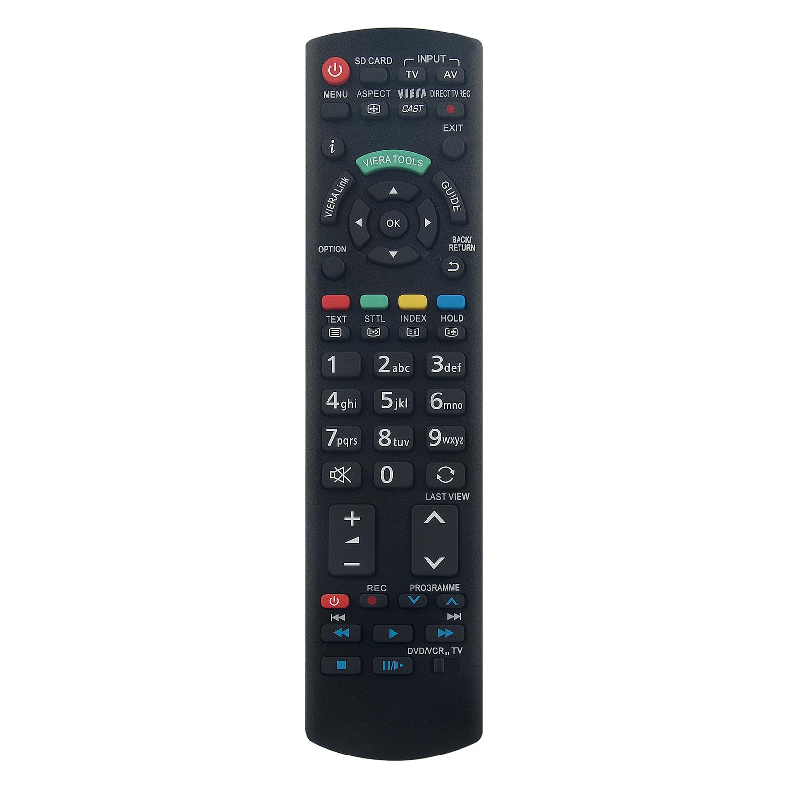 AULCMEET N2QAYB000489 sub N2QAYB00724A N2QAYB000353 Replace Remote fit for Panasonic TH-37PX70E TH-42PX70EA TH-50PX70EA TX-P46S20E TH-37PX71E TH-42PX71E TH-D42PN73E TH-50PX70E