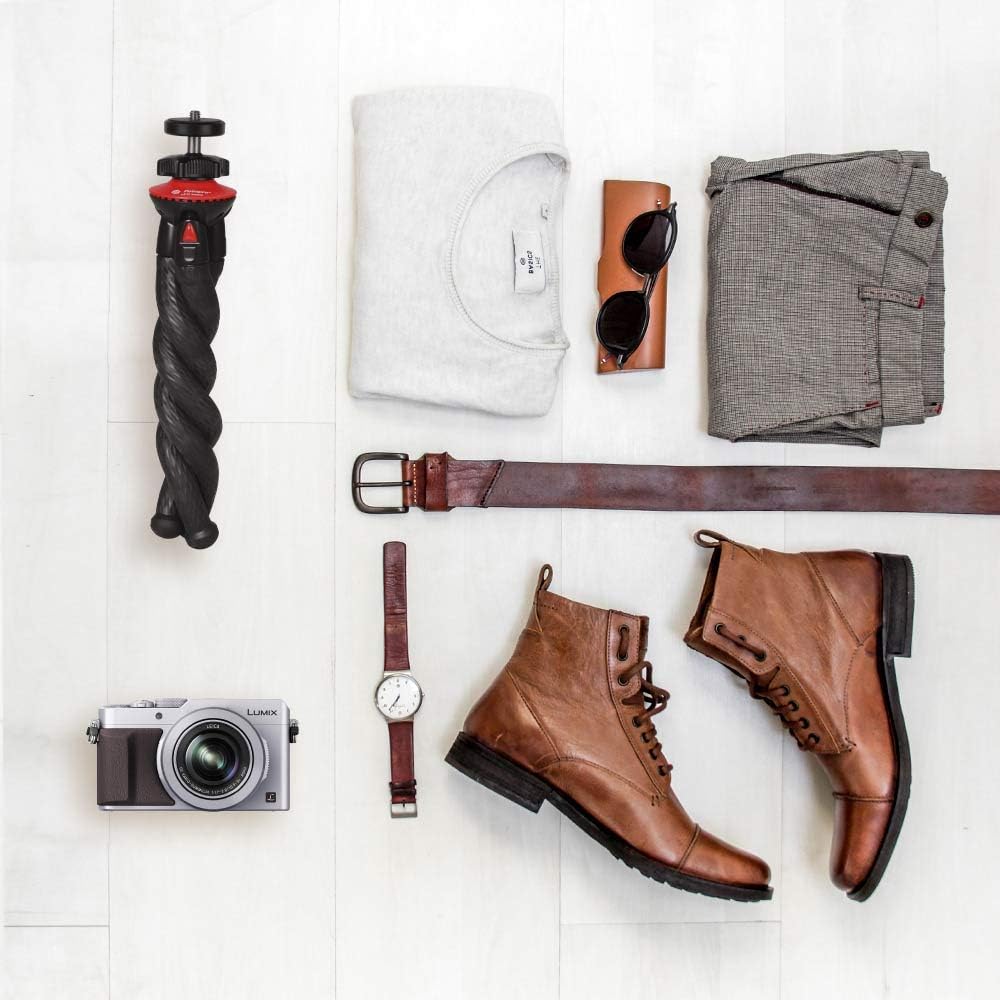 Tripod for iPhone, Fotopro Flexible Camera Tripod with Bluetooth for iPhone 11 XS, Samsung, Waterproof and Anti-Crack Phone Tripod Stand for GoPro, Portable Travel Tripod for Live Streaming Vlog Video : Camera & Photo