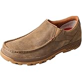 Twisted X Mens Slip on Driving Moc Shoe with Cellstretch