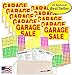Garage Sale Sign Kit with Pricing Labels and Change Apron (A504G)