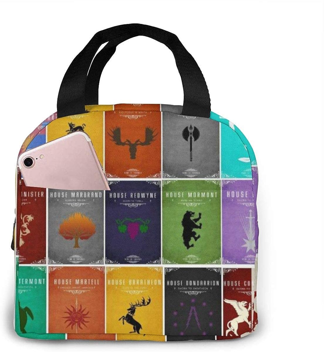 Game of Thrones Lunch Bags House Stark Insulated Cooler Bag Portable