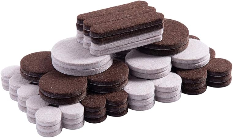 Home Master Hardware Felt Furniture Pads 200 Pieces Self Adhesive