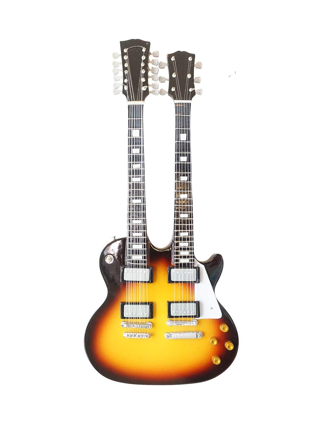 The Eagles Don Felder Double Neck Miniature Guitar Replica