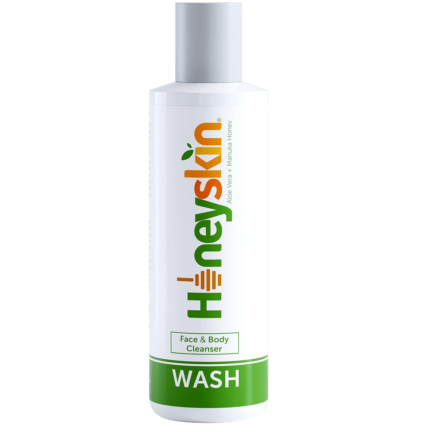 Face and Body Wash with Manuka Honey, Coconut Oil and Aloe Vera - Nourishing Deep Skin Moisturizer - Hydrating Facial Cleanser for Dry and Sensitive Skin - Gentle Exfoliating Wash - Sulfate Free (4oz): Beauty