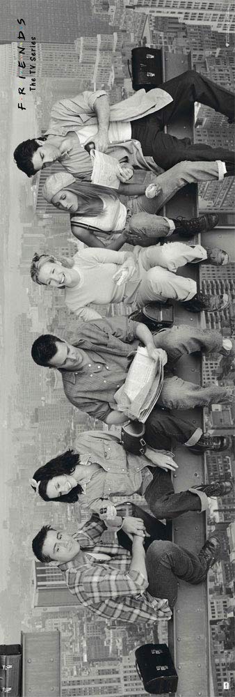 Grupo Erik Poster Friends Skyscraper - 20.8 x 62.2 inches / 53 x 158 cm - Shipped Rolled Up - Cool Posters, Art Poster, Door Posters & Prints