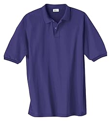 Hanes Men's Cotton-Blend EcoSmart® Jersey Polo