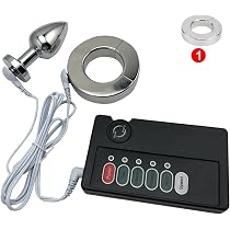 Amazon.com: HYCH Metal Electric Shock Vagina Butt Plug Stimulator ...