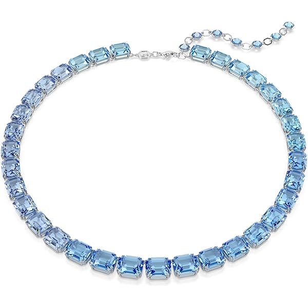 Amazon.com: Swarovski Millenia Tennis necklace, Octagon cut