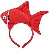 TIKSON Fish Goldfish Marine Life Sea Animal Costume Headband Accessories for Halloween Dress Up