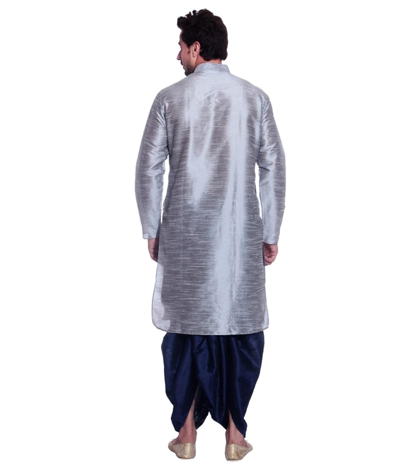 larwa men's kurta:dhoti set