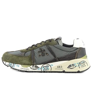 PREMIATA Preisgekrönter grüner Sneaker Mase 3555