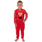 Sesame Street Elmo Pajamas Toddler Soft Fleece Footless Sleeper One Piece PJ